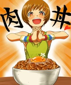 Chie Satonaka Anime Character Paint By Numbers