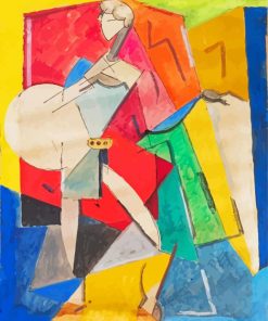 Colorful Abstract Jean Cocteau Paint By Numbers