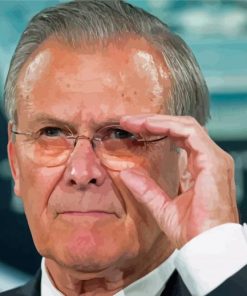 Cool Donald Rumsfeld Paint By Numbers