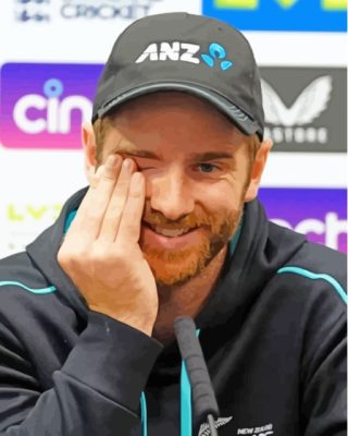 Cool Kane Williamson Paint By Numbers