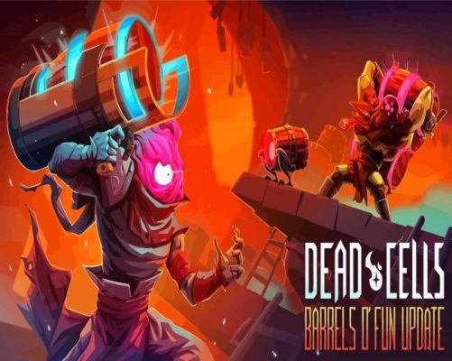 Dead Cells Barrels Of Fun Paint By Numbers