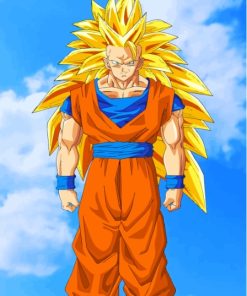 Dragon Ball Z Son Goku Super Saiyan 3 Paint By Numbers