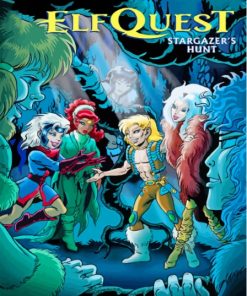 Elfquest Stargazers Hunt Poster Paint By Numbers