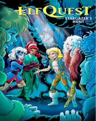 Elfquest Stargazers Hunt Poster Paint By Numbers