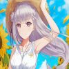 Emilia With Sunflowers Re Zero Paint By Numbers