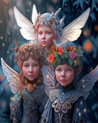 Fairy Angels Paint By Numbers