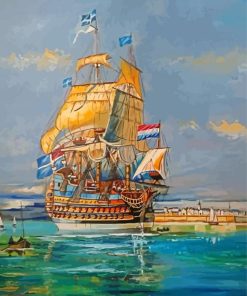Galleon Paint By Numbers