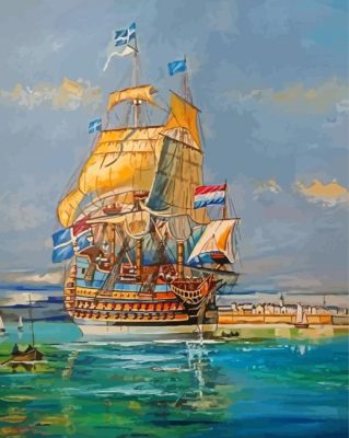 Galleon Paint By Numbers