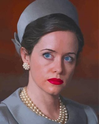 Gorgeous Claire Foy Paint By Numbers