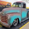 Grey 51 Chevy Truck Paint By Numbers