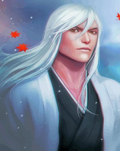 Jushiro Ukitake Character Art Paint By Numbers