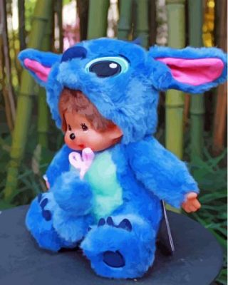 Kiki And Stitch Doll Paint By Numbers