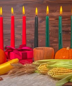 Kwanzaa Holiday Paint By Numbers