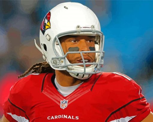 Larry Fitzgerald American Football Player Paint By Numbers