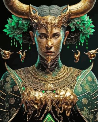 Nature Queen Warrior Paint By Numbers