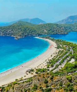 Oludeniz Blue Lagoon Paint By Numbers