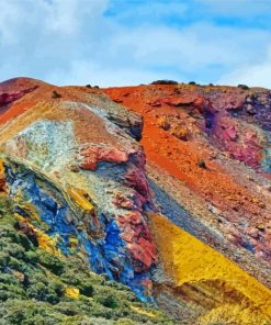 Parys Colorful Mountain Paint By Numbers