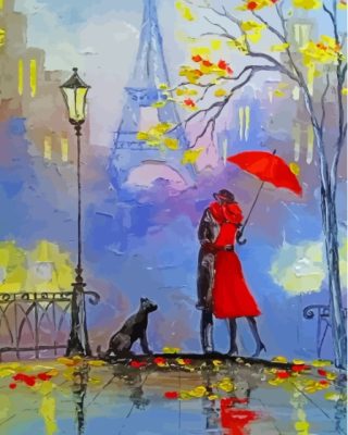 Rainy Day In Paris Paint By Numbers