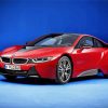 Red Bmw I8 Car Paint By Numbers
