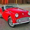 Red Tr3 Car Paint By Numbers