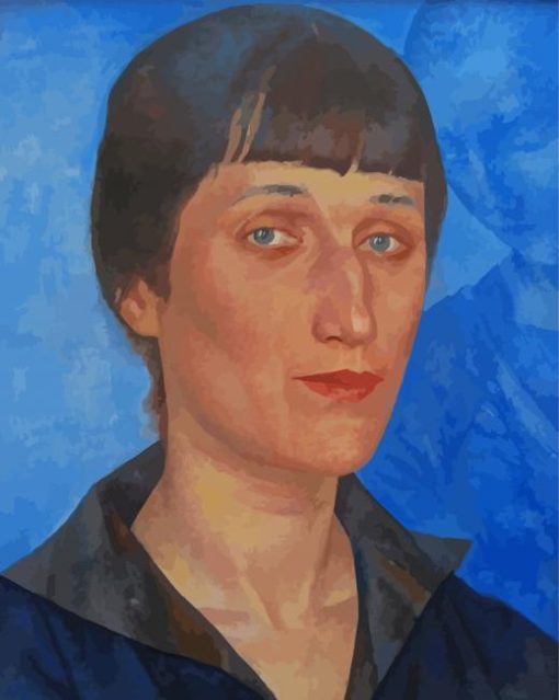 Russian Anna Akhmatova Art Paint By Numbers