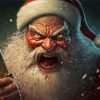 Scary Santa Paint By Numbers