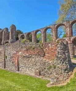 St Botolphs Priory In Colchester Essex Paint By Numbers