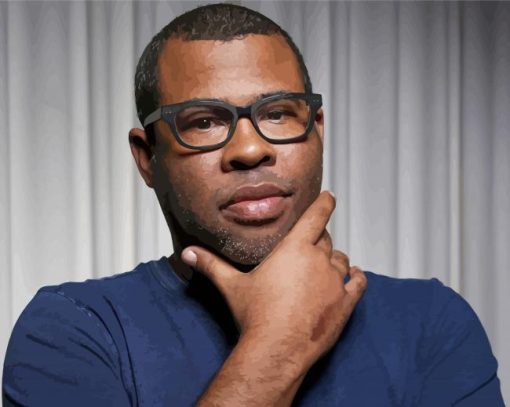 The American Actor Jordan Peele Paint By Numbers