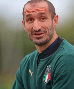 The Footballer Chiellini Giorgio Paint By Numbers