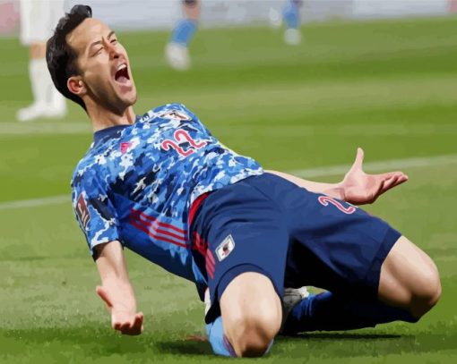 The Footballer Maya Yoshida Paint By Numbers