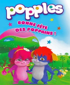 The Popples Cartoon Poster Paint By Numbers