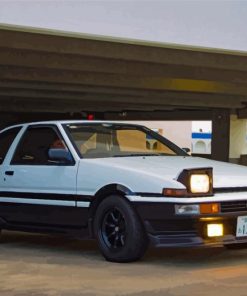 Toyota Ae86 Trueno Car Paint By Numbers
