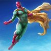 Vision Avengers Superhero Paint By Numbers