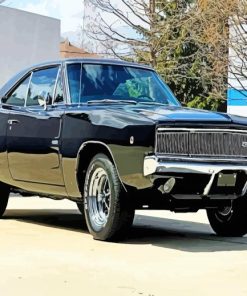 1968 Dodge Charger Paint By Numbers