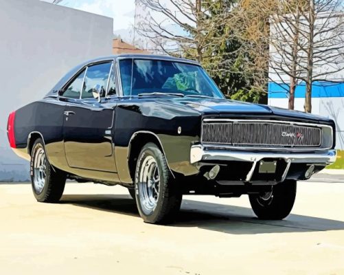 1968 Dodge Charger Paint By Numbers