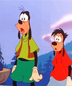 A Goofy Movie Paint By Numbers