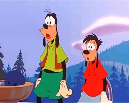 A Goofy Movie Paint By Numbers