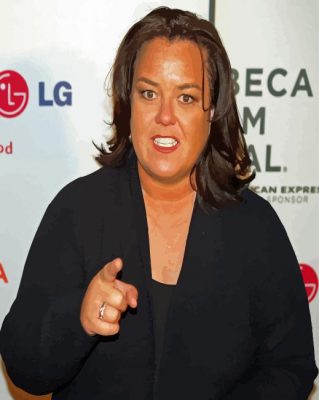 American Comedian Rosie Odonnell Paint By Numbers