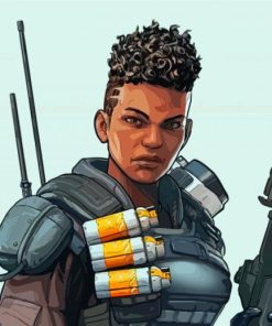 Apex Legends Bangalore Character Paint By Numbers