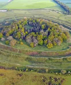 Badbury Rings Landscape Paint By Numbers