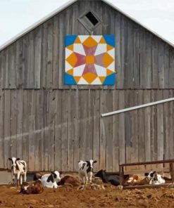 Barn With Quilt Paint By Numbers
