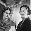 Black And White Frida Salvador Dali Paint By Numbers