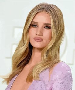 British Model Rosie Huntington Whiteley Paint By Numbers