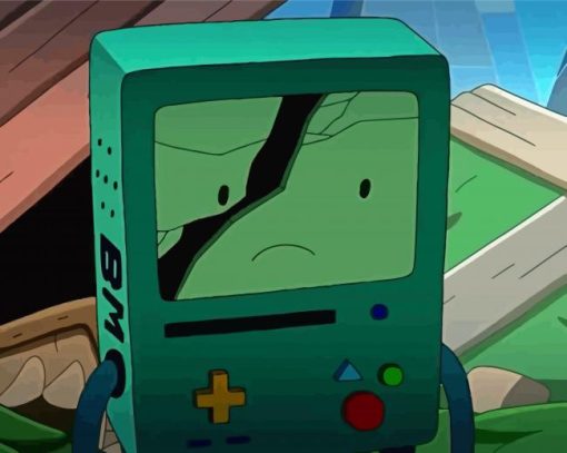 Broken BMO Paint By Numbers