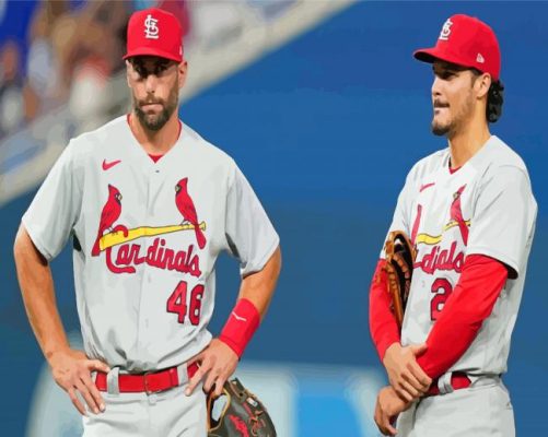 Cardinals Baseball Paint By Numbers