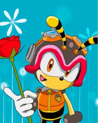 Charmy Bee From Sonic Paint By Numbers