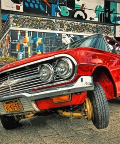 Classic Lowrider Car Paint By Numbers