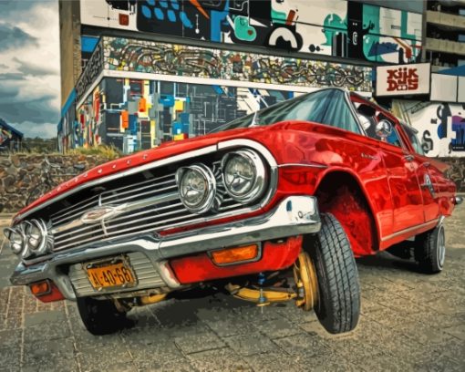 Classic Lowrider Car Paint By Numbers