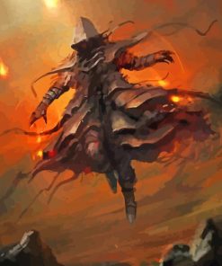 Cloaked Figure Paint By Numbers
