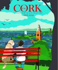 Cork Ireland Poster Paint By Numbers